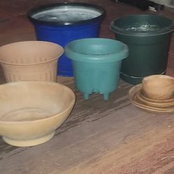 Assorted Pots For Plants
