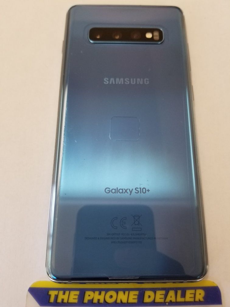 Unlocked Samsung s10 Plus 128g blue excellent clean imei