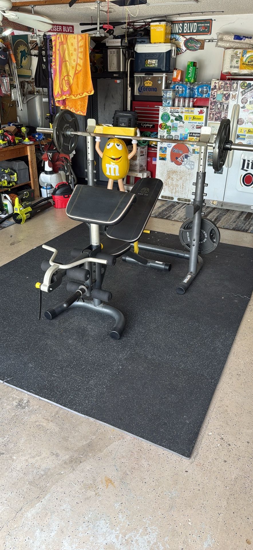 Golds Gym XRS20 Set With 390 Ibs. Of Weight