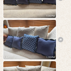 Blue color decor Pillows