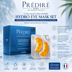 Prédiré Paris Collagen Recovery Hydro Eye Mask Set – 12 Pairs