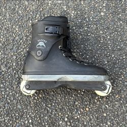 RAZORS Shift 2 Black & Gray Size 10.5-11 Men's Aggressive Inline Rollerblades