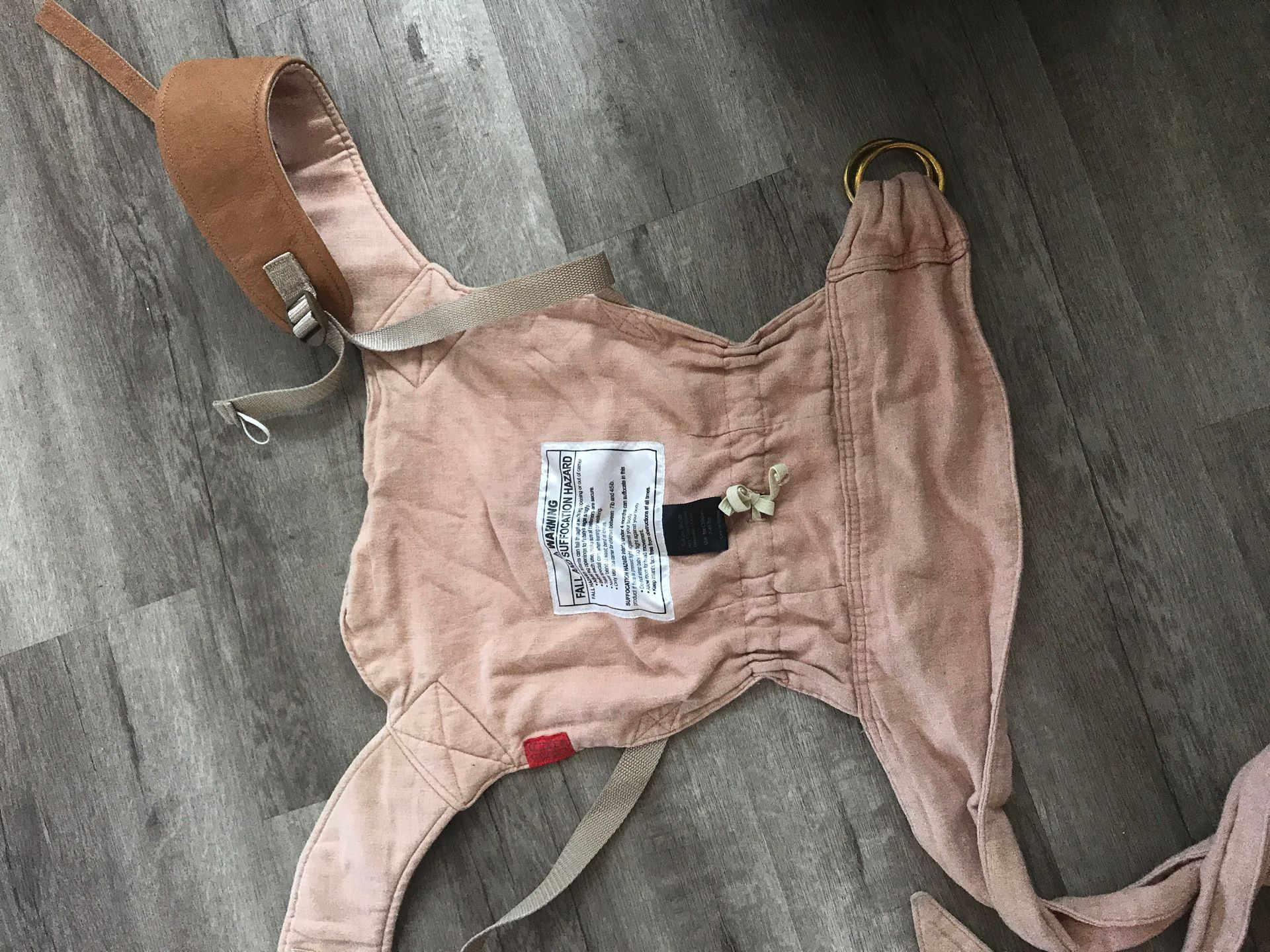 Sakura bloom scout in blush + camel leather