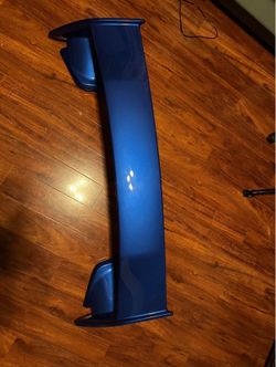 World rally blue STI wing