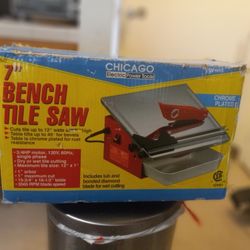 Bench Tile Saw New