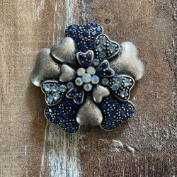 Vintage Pewter Tone Brooch