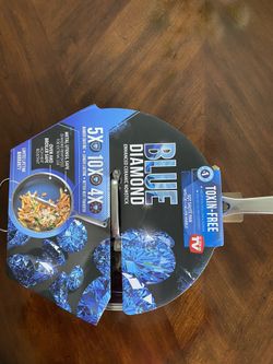 New Blue diamond Nonstick Pan