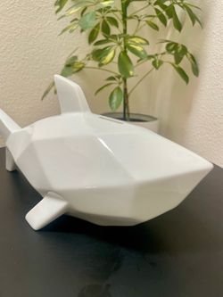 Geometric Shark Coin Bank