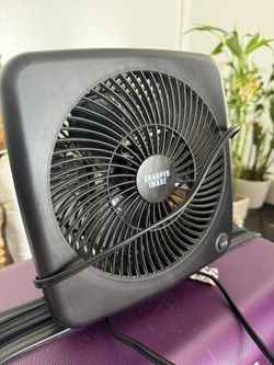 Small Black Fan Non Rotating