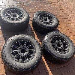 BF Goodrich K02 Tires 305/65x18 and XD Series Wheels