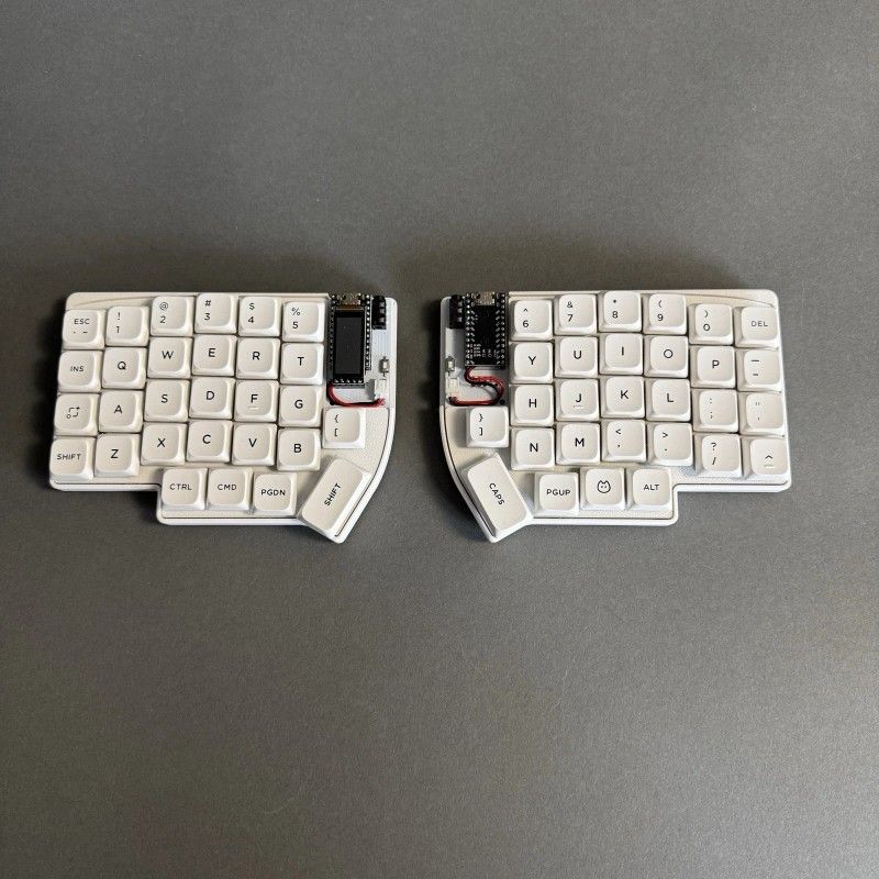 Custom Wireless Lily58 Low Profile Split Keyboard