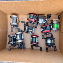 Lot Of Ten Abu Garcia Ambassadeur Fishing Reels