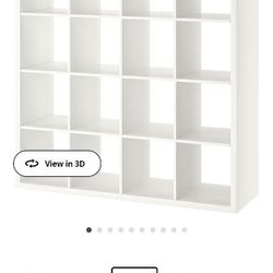 IKEA Kallax 16 Cube Shelf Unit Organizer 