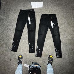 2 Purple brand jeans