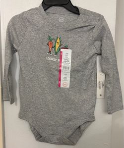 Wonder Nation Baby Long Sleeve Bodysuit 18M