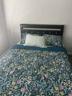 Full Size LED Diamond Stud Bed Frame