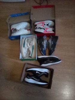 Shoe bundle Nikes adidas pumas new balance