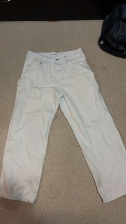 White baggy hnm jeans