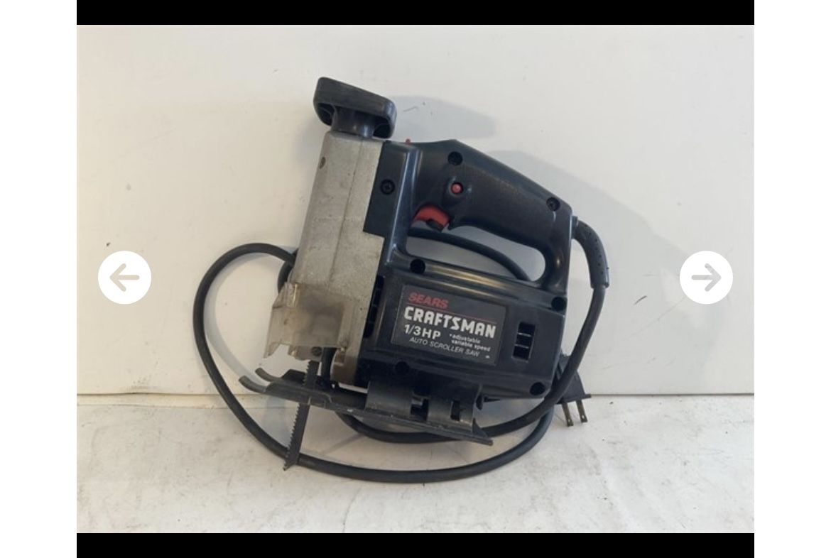 Craftsman Auto Scroller Saw $30