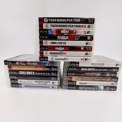Lot of 20 Sony PlayStation 3 PS3 Games
