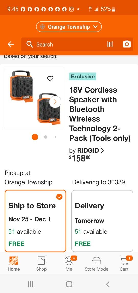 Ridgid Bluetooth Speakers 