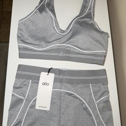 Alo Yoga Heart Throb Top & Legging Set