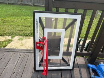 Rim and backboard