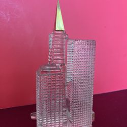 Vintage Rare 24% Crystal San Francisco City Skyline Transamerica Building!
