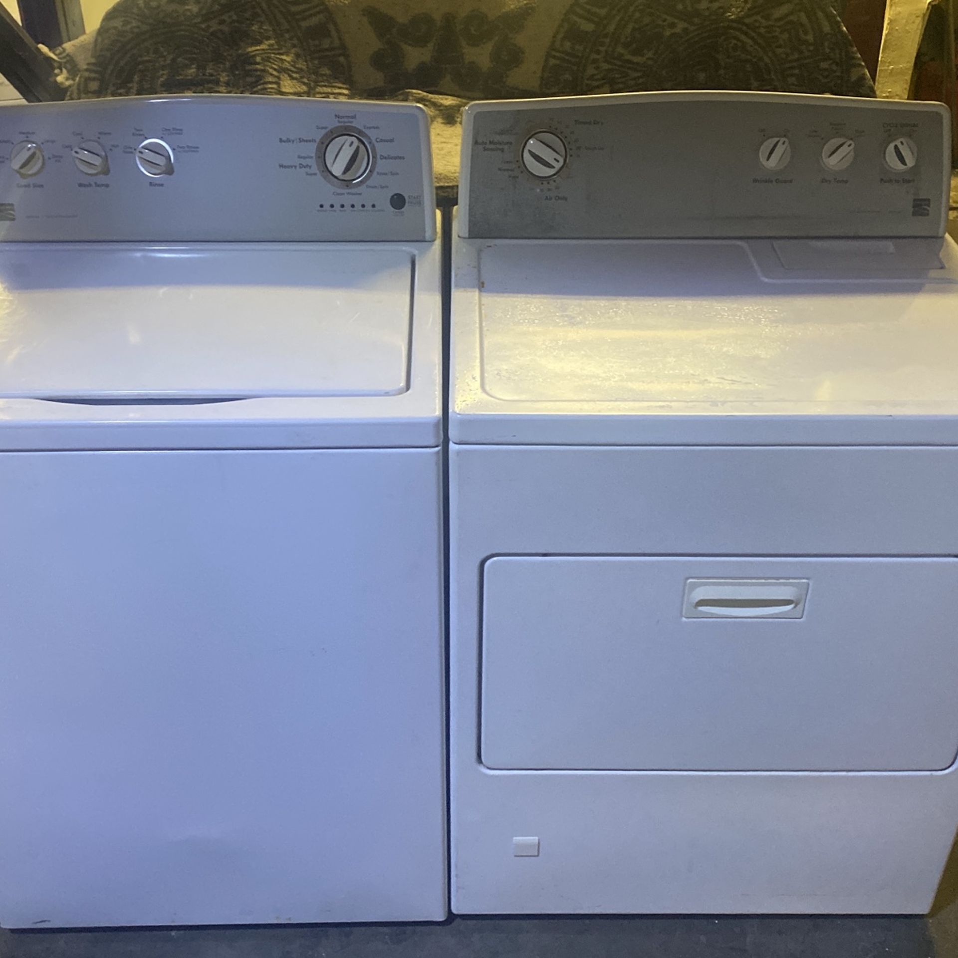 WASHER AND GAS DRYER