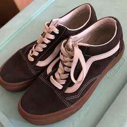 Vans brown suede