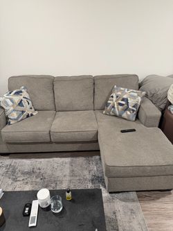 King Sized Bed - Ashley's Reversible Chaise Couch - Card Table w/ 4 chairs