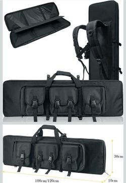mochila táctica doble para rifles