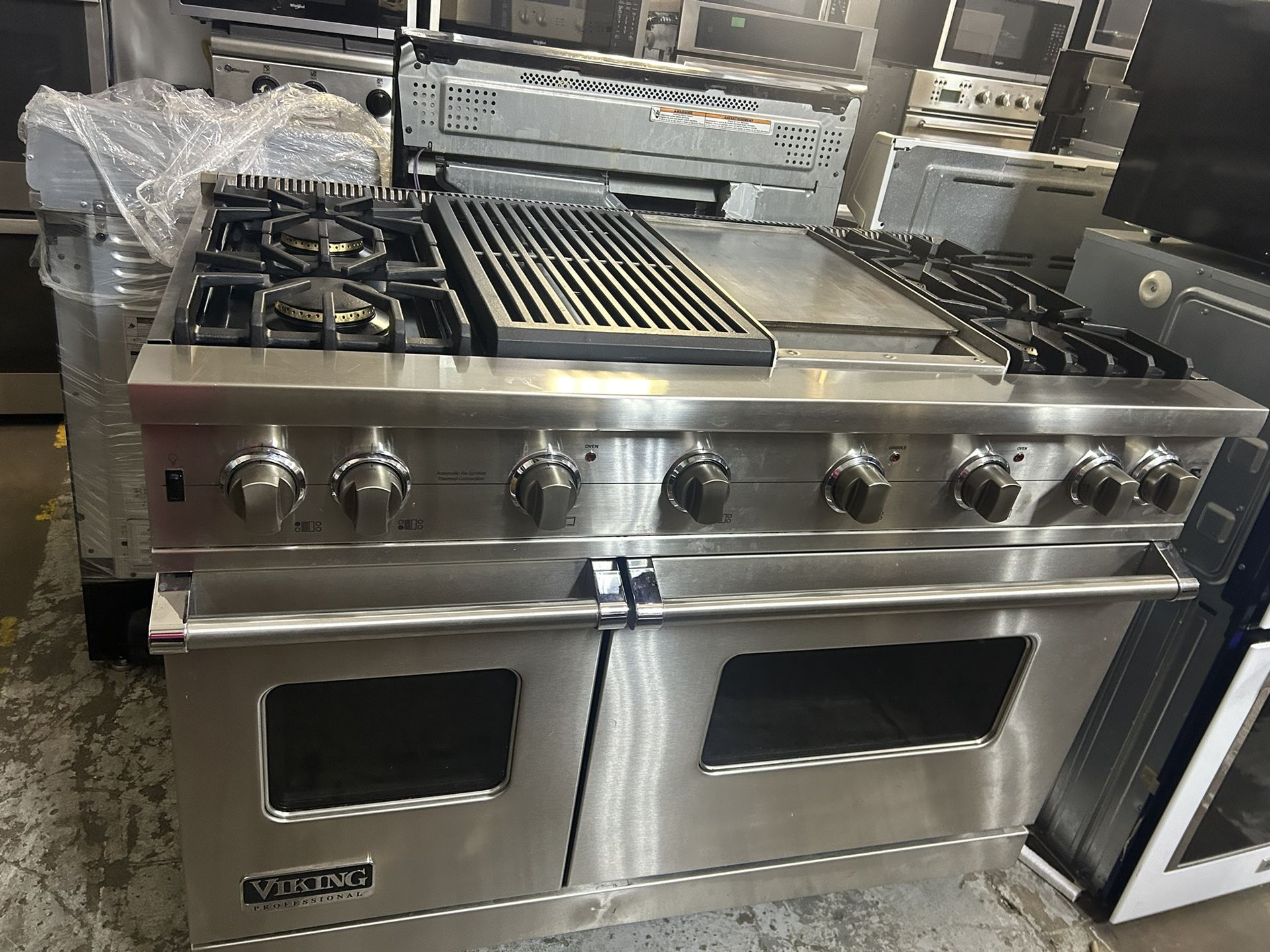 Estufa 48 6 Quemadores Con Comal Y Parrilla