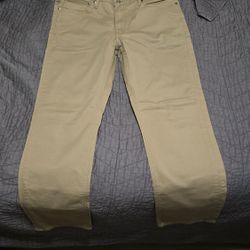 Khaki Levi's Pants 38w, 32 L