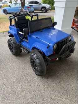 Electric Big Wheel Ride On Jeep- FREE
