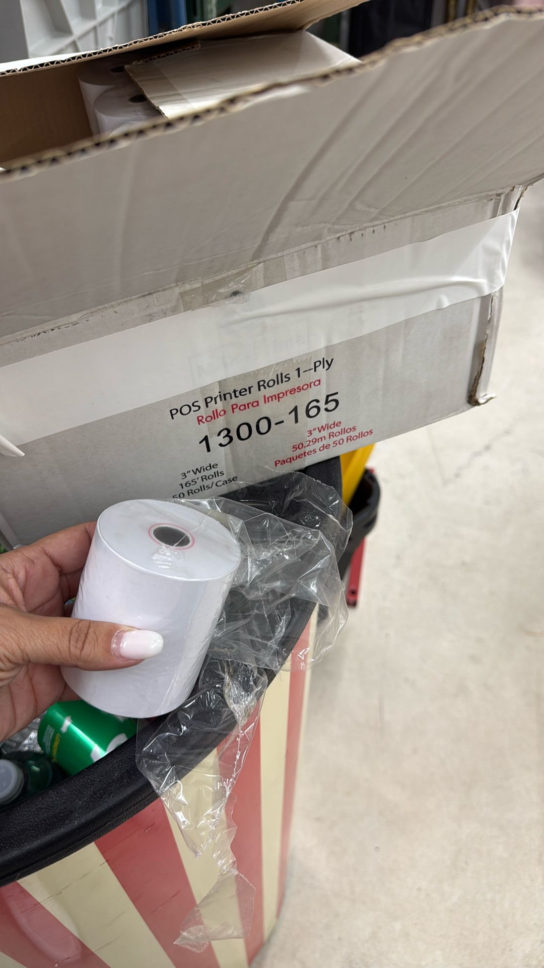 POS Printer Rolls 1 Ply 
