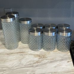 Glass container Storage