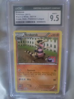 Krokorok Pokemon Card CGC 9.5 Mint+