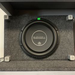 D B Drive EUPHORIA shallow mount car subwoofer