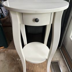 White Table 30” x 18”