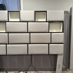 LED Queen Bed And Frame