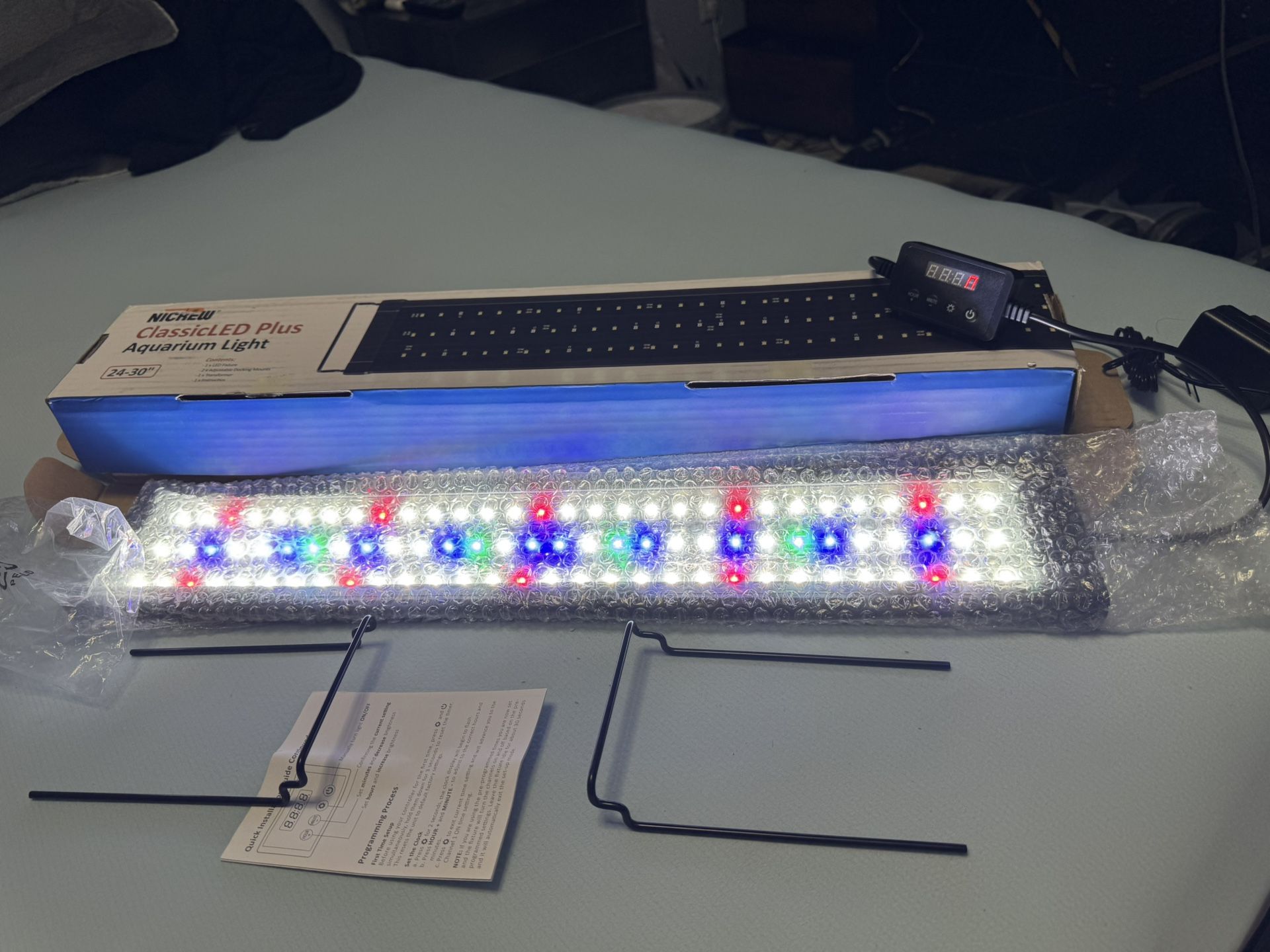 ClassicLED Plus LED Aquarium Light With Timer, 18 Watts, For 24 To 30 Inch Fish Tank Light, Daylight And Moonlight Cycle, Brightness Adjustable