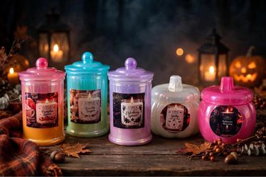 V&S Halloween Scented Candle Set of 5