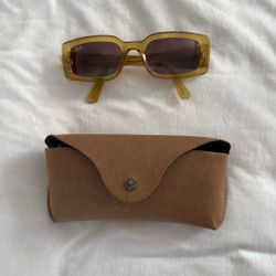 Yellow Transparent Ray ban