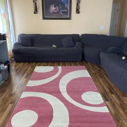 HANDMADE RUG.               SIZE.       5 X 8