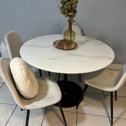 Marble Breakfast Table 
