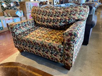 Pacific Northwest Patterned Wide Chair/Loveseat
