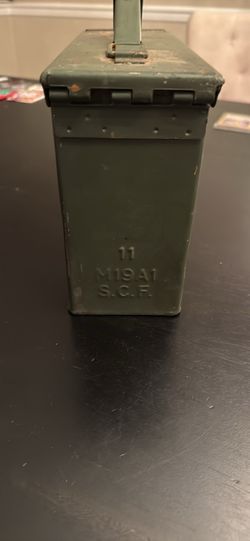 Authentic military ammo can