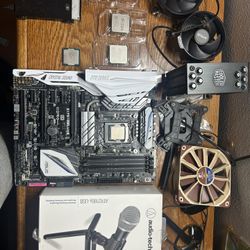 Pc Parts CPUs Motherboard Case Fans Etc 