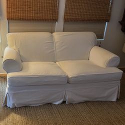White Couch (slipcovers) 